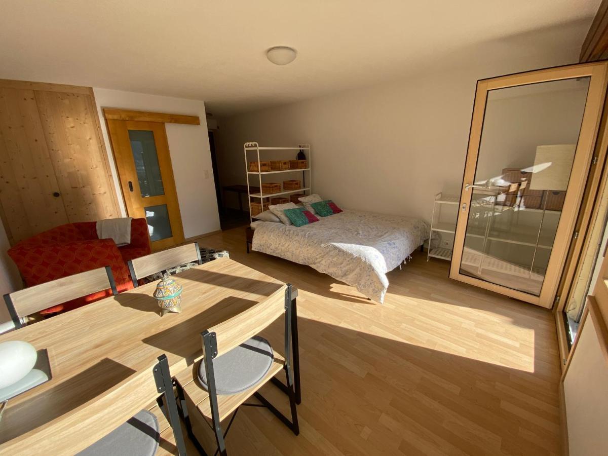 Apartament Cosy Studio In The Mountains Le Châble Zewnętrze zdjęcie