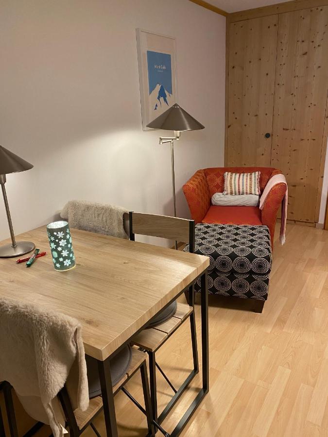 Apartament Cosy Studio In The Mountains Le Châble Zewnętrze zdjęcie